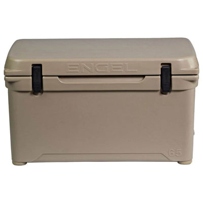 Engel 14.5 Gallon 70 Can 65 High Performance Seamless Roto Molded Cooler, Tan