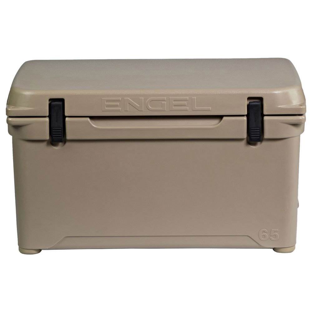 Engel 14.5 Gallon 70 Can 65 High Performance Seamless Roto Molded Cooler, Tan