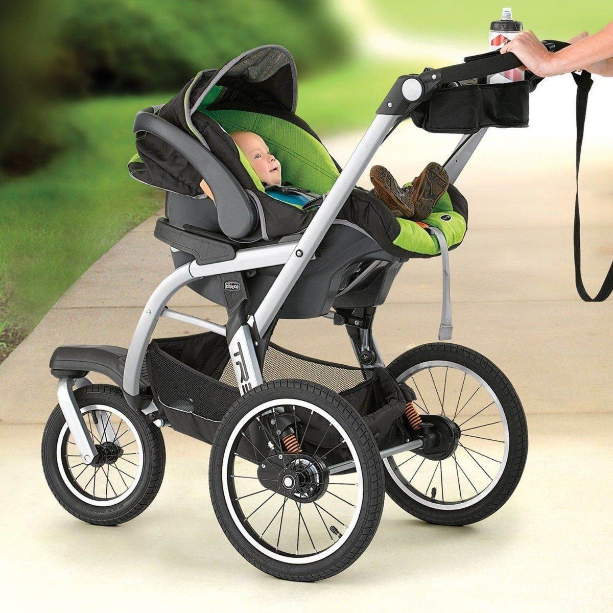 Chicco TRE KeyFit Fit2 Compatible Lightweight Infant Jogging Stroller (Open Box) - VMInnovations