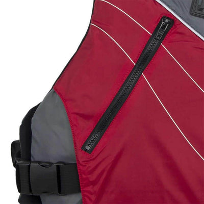 NRS Vapor Adult Small Medium PFD Type III Boating Kayak Life Jacket Vest, Red