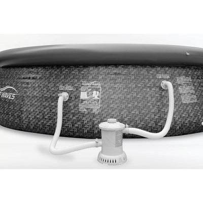 Summer Waves 12ft x 33in Inflatable Above Ground Pool with Pool Chemical Kit