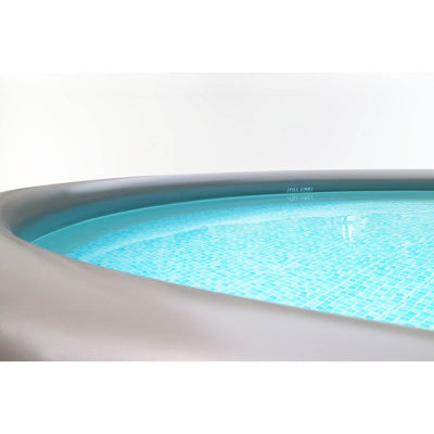 Summer Waves 12ft x 33in Inflatable Above Ground Pool with Pool Chemical Kit