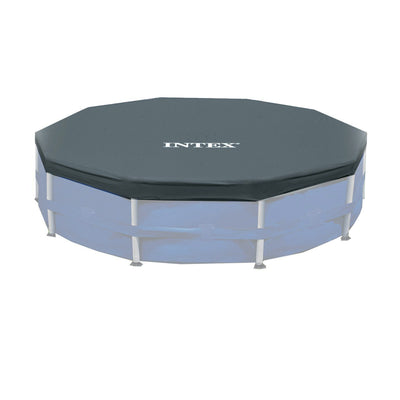 Intex 26711EH 12ft x 30in Prism Above Ground Pool Set w/ Cover & Maintenance Kit - VMInnovations