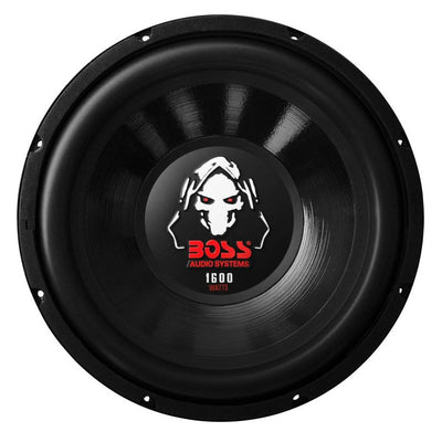 Boss Audio 12" 1600W Subwoofer (2 Pack) + Amplifier + Pair of Sub Box Enclosures