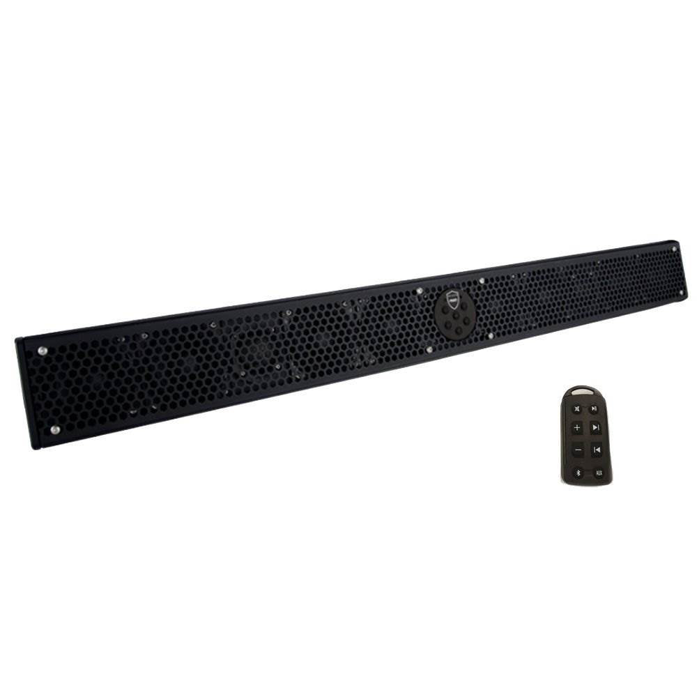 Wet Sounds Stealth 10 Ultra HD 300W Marine Soundbar + Polk Audio Speakers (Pair)