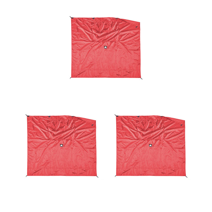 Clam Quick-Set Screen Hub Red Fabric Wind & Sun Panels, Accessory Only (6 Pack)