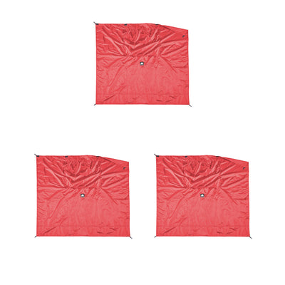 Clam Quick-Set Screen Hub Red Fabric Wind & Sun Panels, Accessory Only (6 Pack)