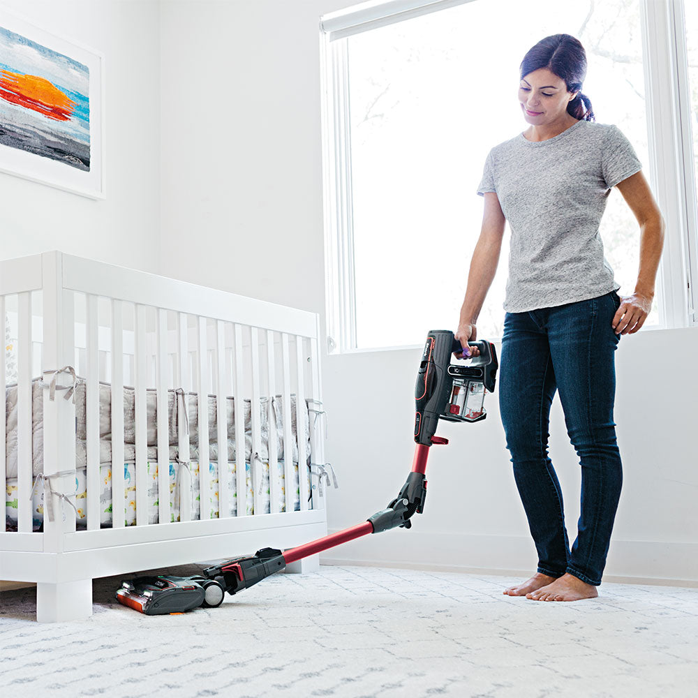 Shark IONFlex Stick Vacuum, Red (Cert. Refurb) + Arm & Hammer Pet Carpet Cleaner