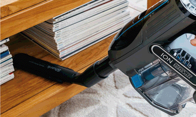 Shark IONFlex Stick Vacuum, Red (Cert. Refurb) + Arm & Hammer Pet Carpet Cleaner