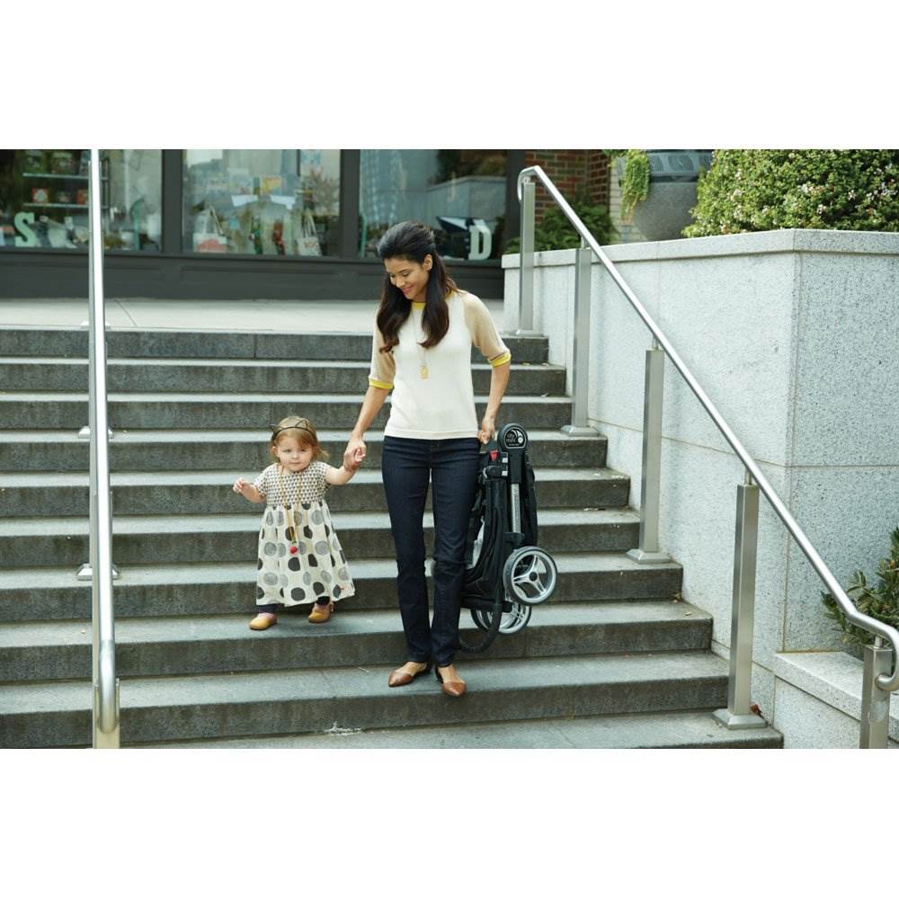 Baby Jogger City Mini Compact Baby Travel Stroller + Pram Bassinet Kit