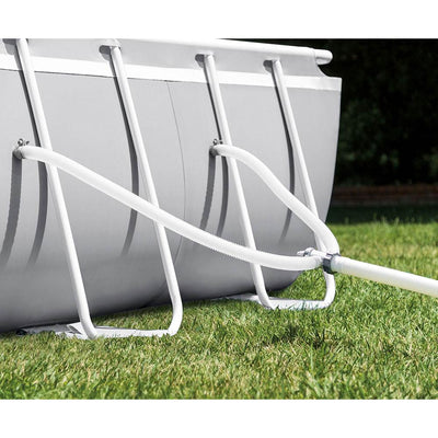 Intex 16.5ft x 9ft x 48in Oval Prism Pool and Cleaning Kit with Skimmer - VMInnovations