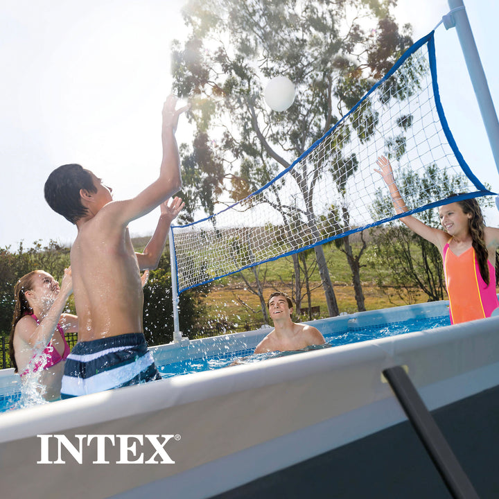 Intex 32' x 16' x 52" Ultra XTR Rectangular Pool w/ 2 Floating Chairs & Cooler