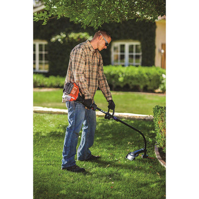 Remington RM2510 Rustler Gas Curved Shaft String Trimmer Edger, Orange (2 Pack)
