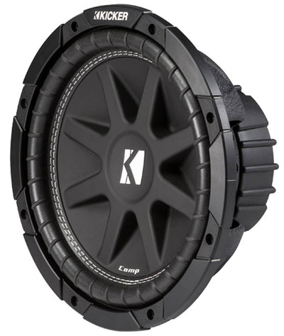 KICKER 12" 300W Subwoofer (2 Pack) + Boss Phantom Amplifier + Q-POWER Enclosure - VMInnovations