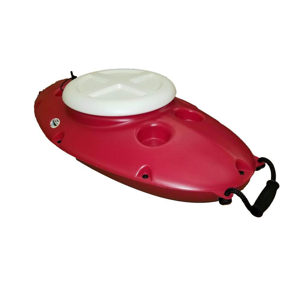 CreekKooler Portable Floating Insulated 30 Quart Kayak Cooler, Red (Open Box) - VMInnovations
