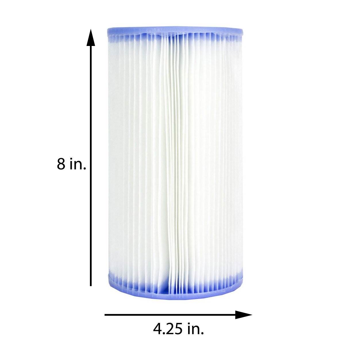 Intex 18ft x 48in Inflatable Pool Set w/ Filter (6 pk) & Natural Chemistry