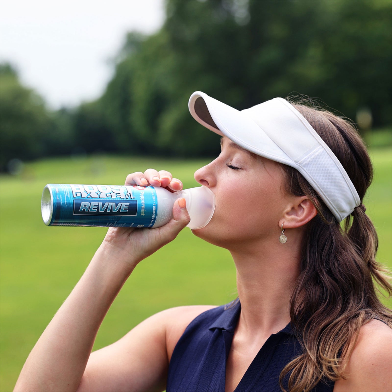 Boost Oxygen Natural Portable 5L Pure Canned Oxygen Canister Peppermint (6 Pack) - VMInnovations