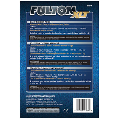 Fulton 142311 Single Speed Trailer Winch with 20 Feet Strap, 1400 Pound Capacity - VMInnovations