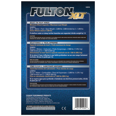 Fulton 142314 Single Speed Trailer Winch with 20 Ft Strap (Open Box) - VMInnovations