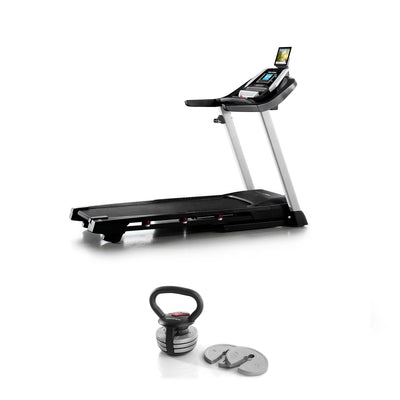 ProForm 905 CST iFit Folding Treadmill + Weider PowerBell 20 Pound Kettlebell