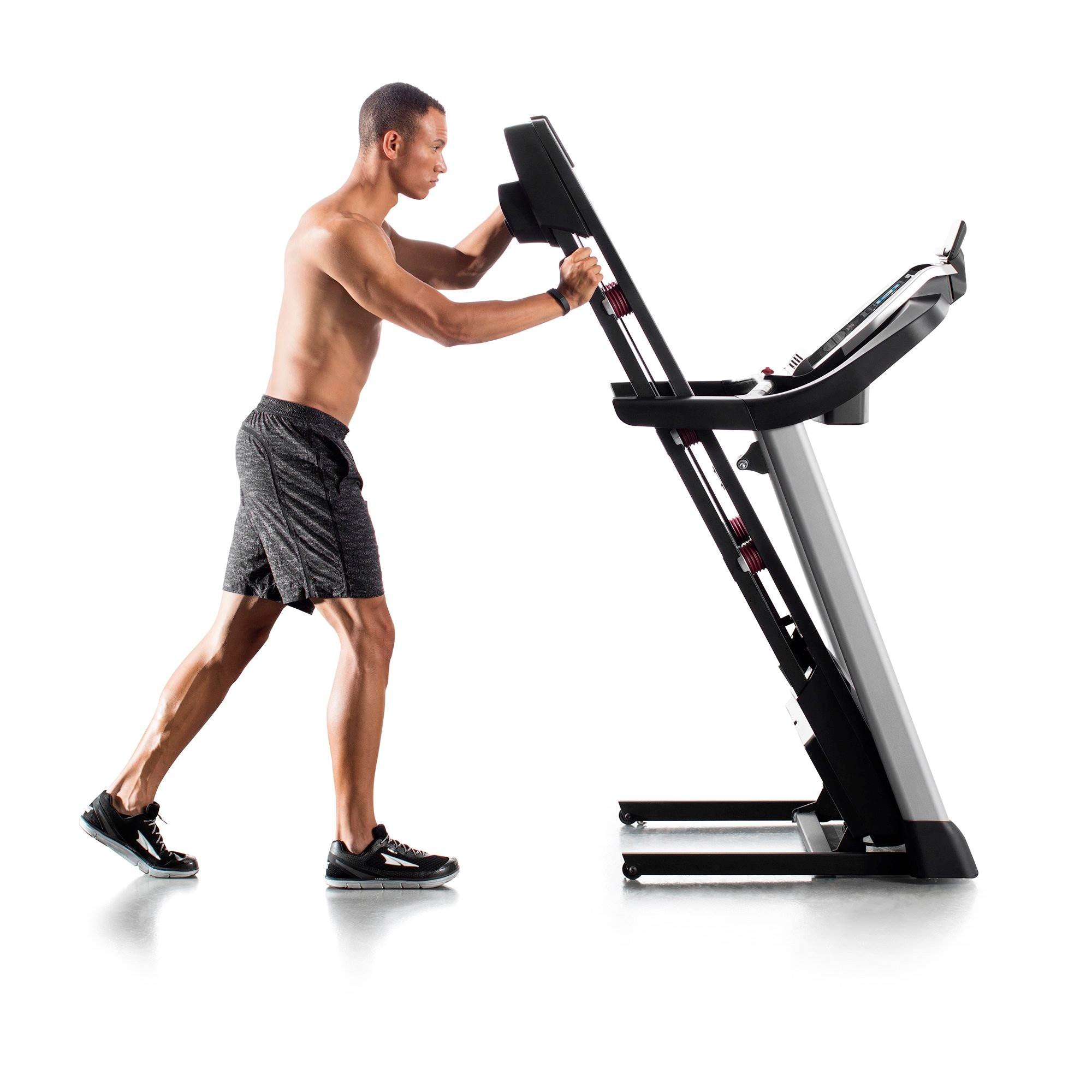 ProForm 905 CST iFit Folding Treadmill + Weider PowerBell 20 Pound Kettlebell