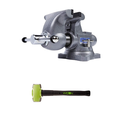 Wilton Tradesman 1765 Steel Anvil Bench Vise w/ Unbreakable Handle Sledge Hammer