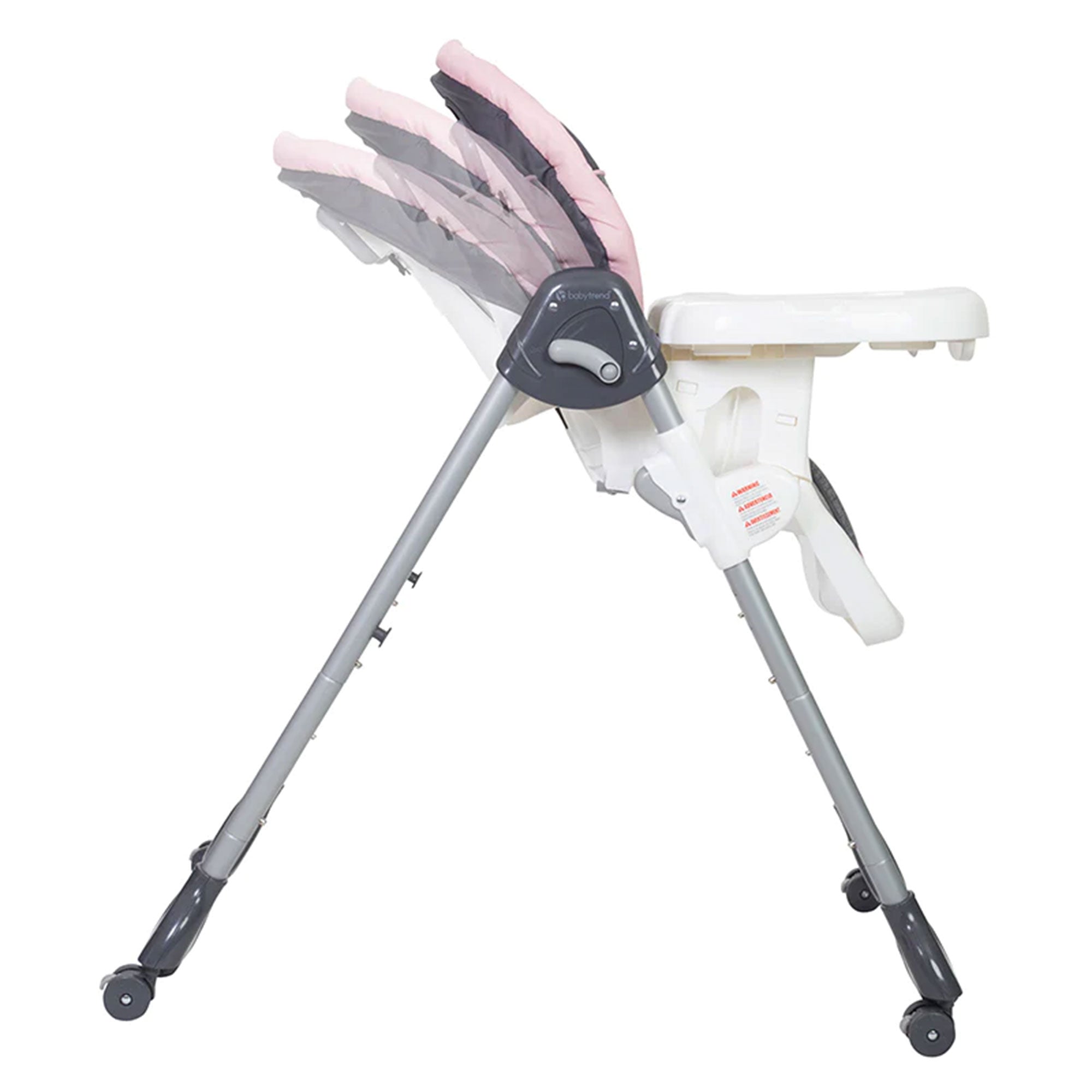 Baby Trend 3-in-1 Baby and Toddler Feeding High Chair, Starlight Pink (Open Box) - VMInnovations