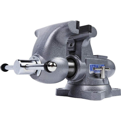 Wilton Tradesman 1765 Steel Swivel Base Work Bench Vise w/ 4 Pound Sledge Hammer