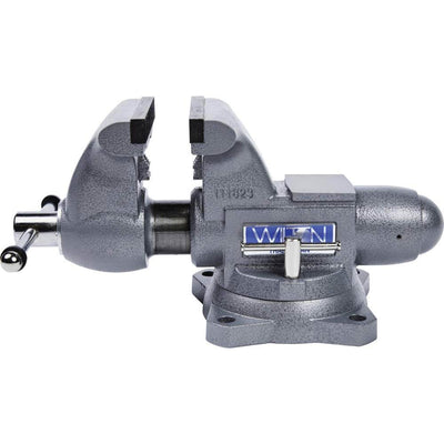 Wilton Tradesman 1765 Steel Swivel Base Work Bench Vise w/ 4 Pound Sledge Hammer