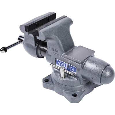 Wilton Tradesman 1765 Steel Swivel Base Work Bench Vise w/ 4 Pound Sledge Hammer