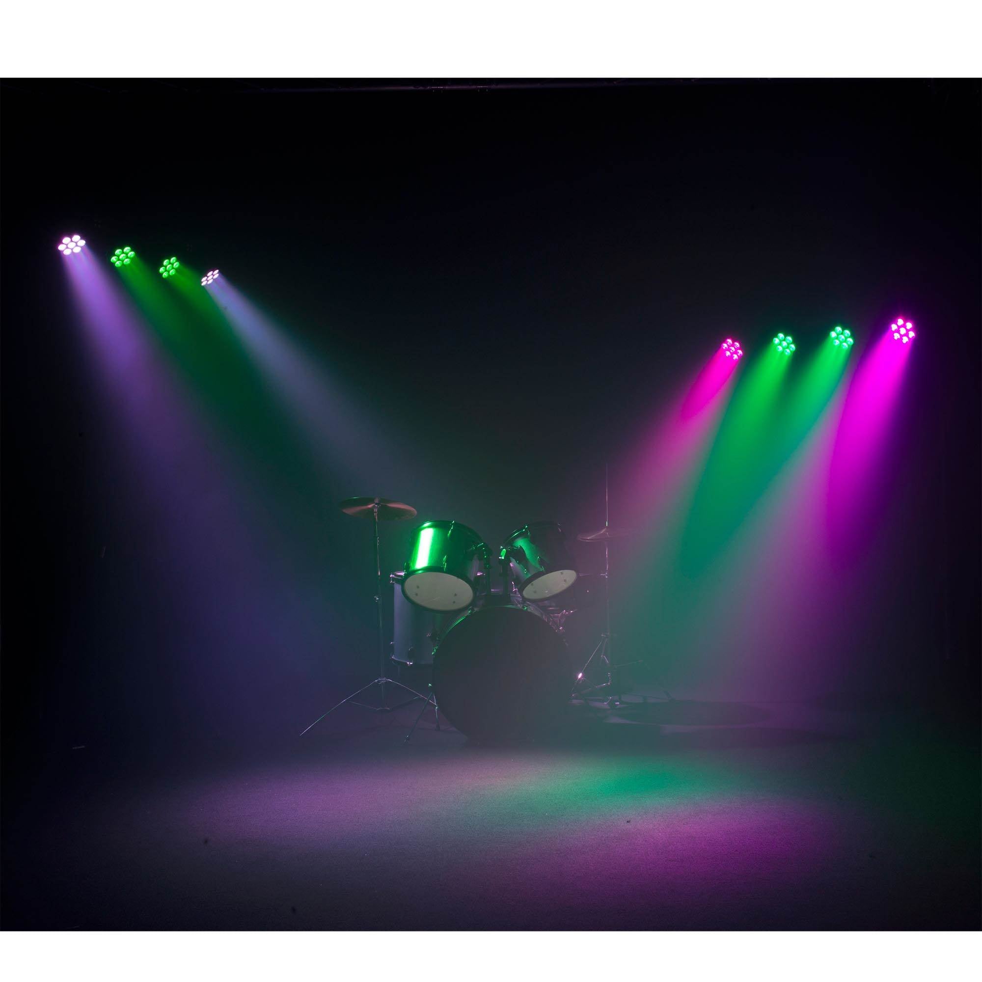 Chauvet DJ 4Bar Flex T USB LED RGB DMX Light Effect System w/ Footswitch & Case