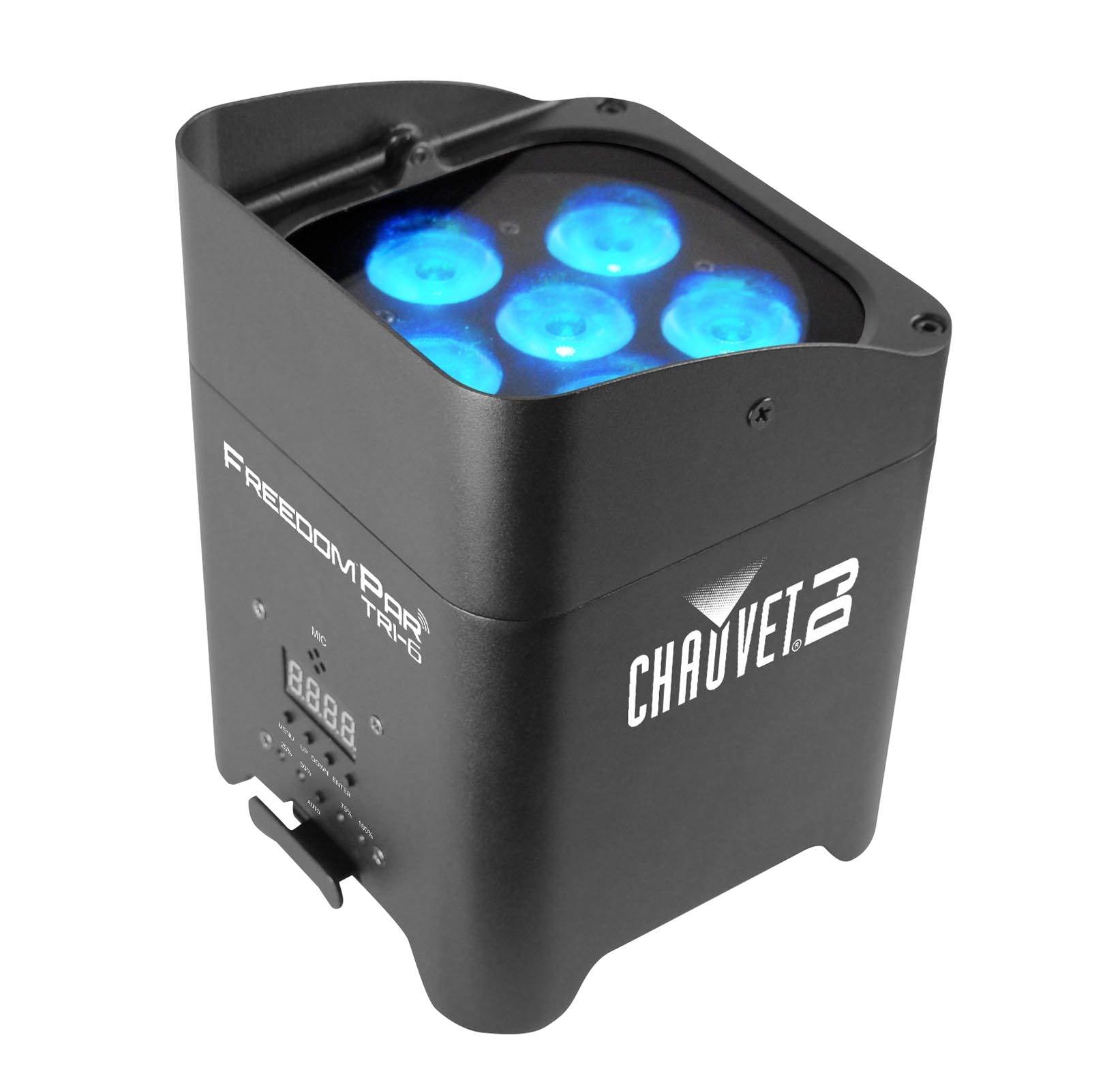 Chauvet DJ Freedom Par Tri-6 Wireless Battery RGB LED Wash Light Effect w/Remote