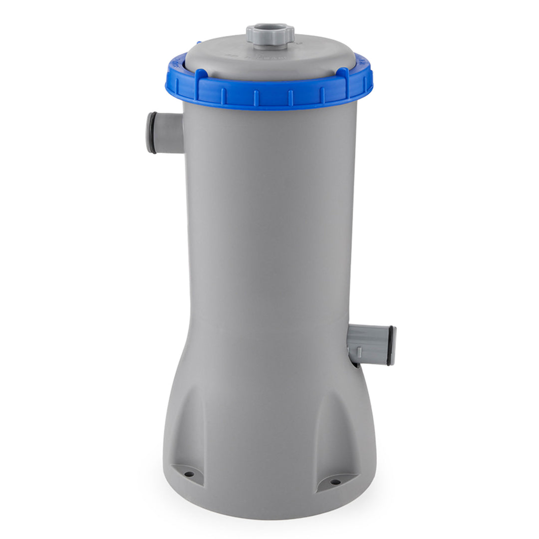 Bestway 8.5t x 5.5ft x 24in Rectangular Above Ground Pool Frame with Filter Pump - VMInnovations