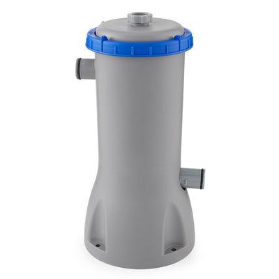 Bestway 8.5t x 5.5ft x 24in Rectangular Above Ground Pool Frame with Filter Pump - VMInnovations