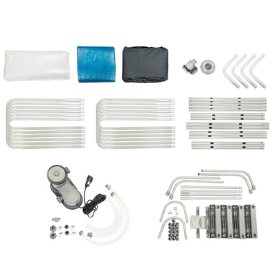 Bestway 18ft x 108in Above Ground Pool Set w/Ladder, Pump & Cartridges (2 Pack) - VMInnovations