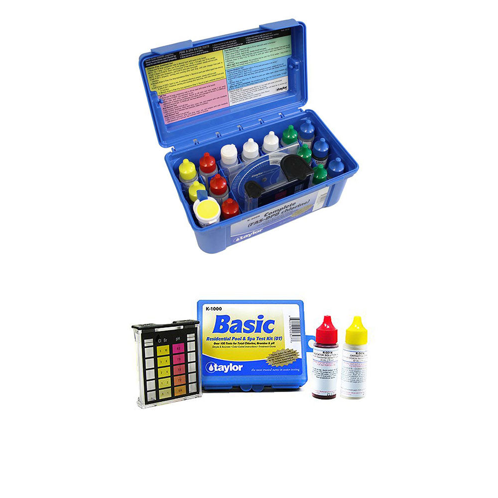 Taylor K2006 Complete Swimming Pool Chlorine Test Kit w/ Additional Basic Kit