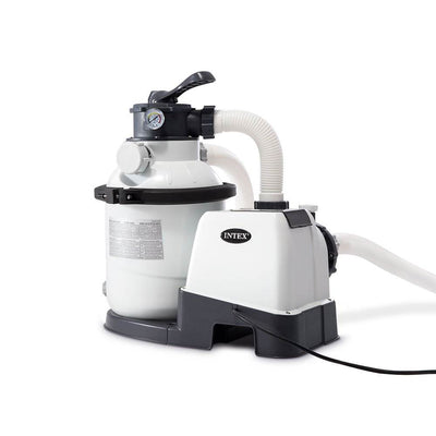 Intex 26643EG 1200 GPH Pool Sand Filter Pump + Kokido V-TRAP Pool and Spa Vacuum