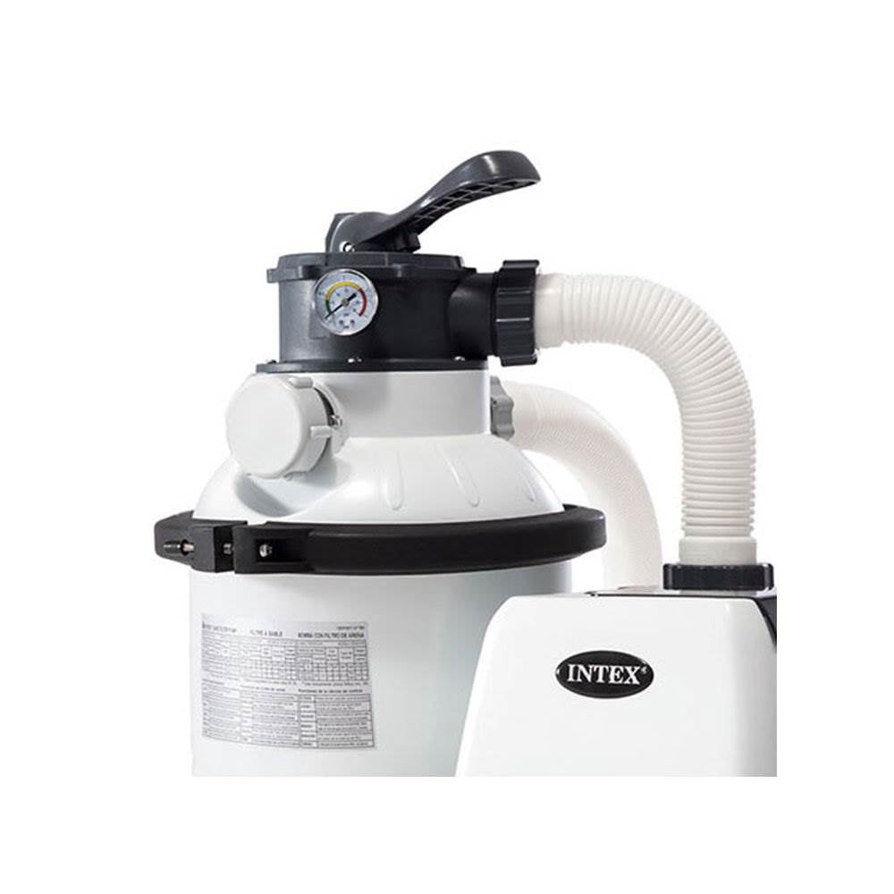 Intex 26643EG 1200 GPH Pool Sand Filter Pump + Kokido V-TRAP Pool and Spa Vacuum