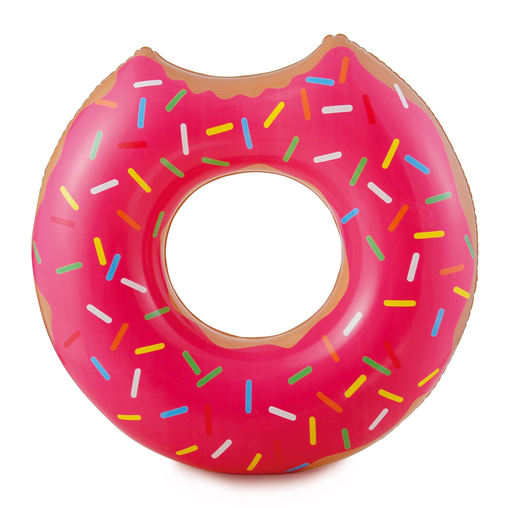 Summer Waves Elite 24' x 52" Frame Pool Set + Giant Frosted Donut Pool Floats - VMInnovations