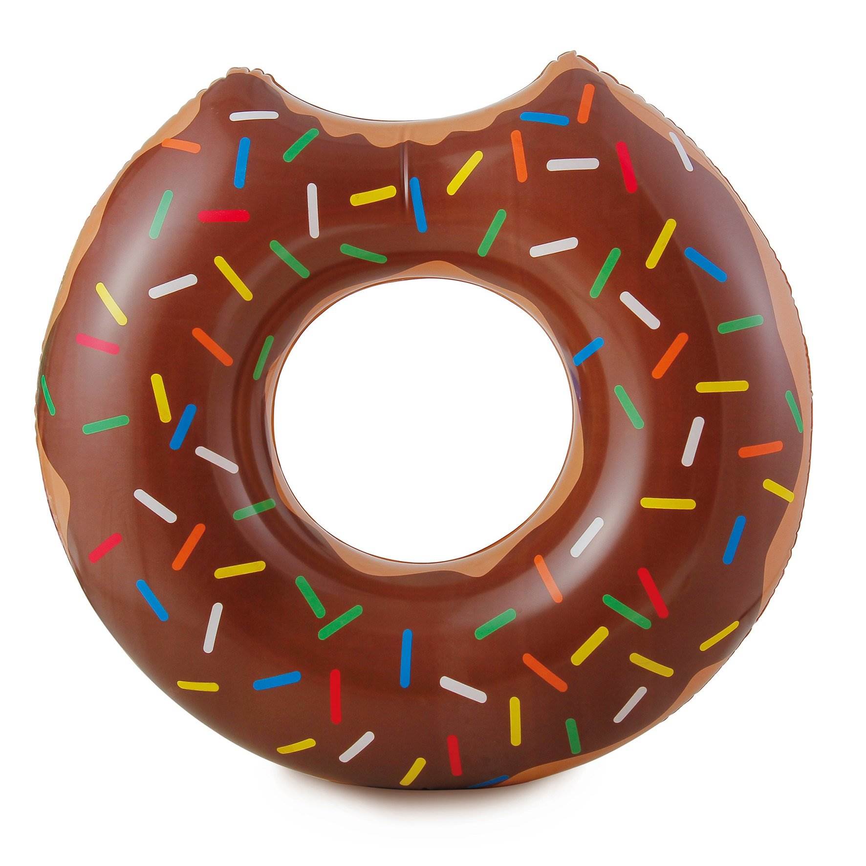 Summer Waves Elite 24' x 52" Frame Pool Set + Giant Frosted Donut Pool Floats - VMInnovations