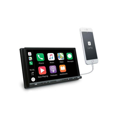 Sony 6.95 Inch 55W CarPlay/Android Double DIN Auto Media Receiver (Open Box)