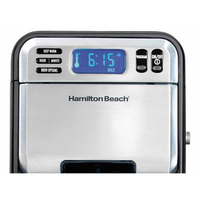 Hamilton Beach 12 Cup Programmable Coffeemaker w/ Press Breakfast Sandwich Maker