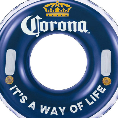 Summer Waves 32ft x 16ft x 52in Pool Set, Corona Floats + Corona Floating Cooler
