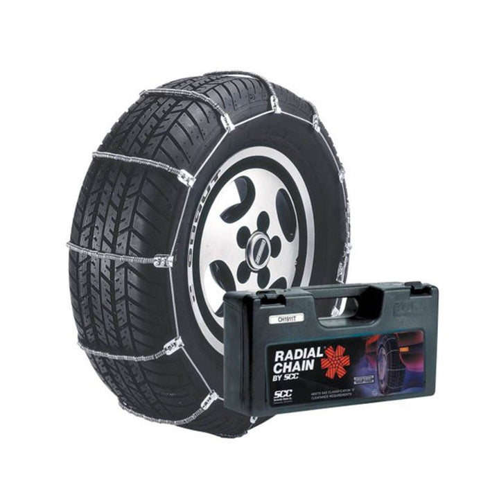 Radial Chain Cable Traction Grip Tire Snow Passenger Car Chain Set, 4 Pack