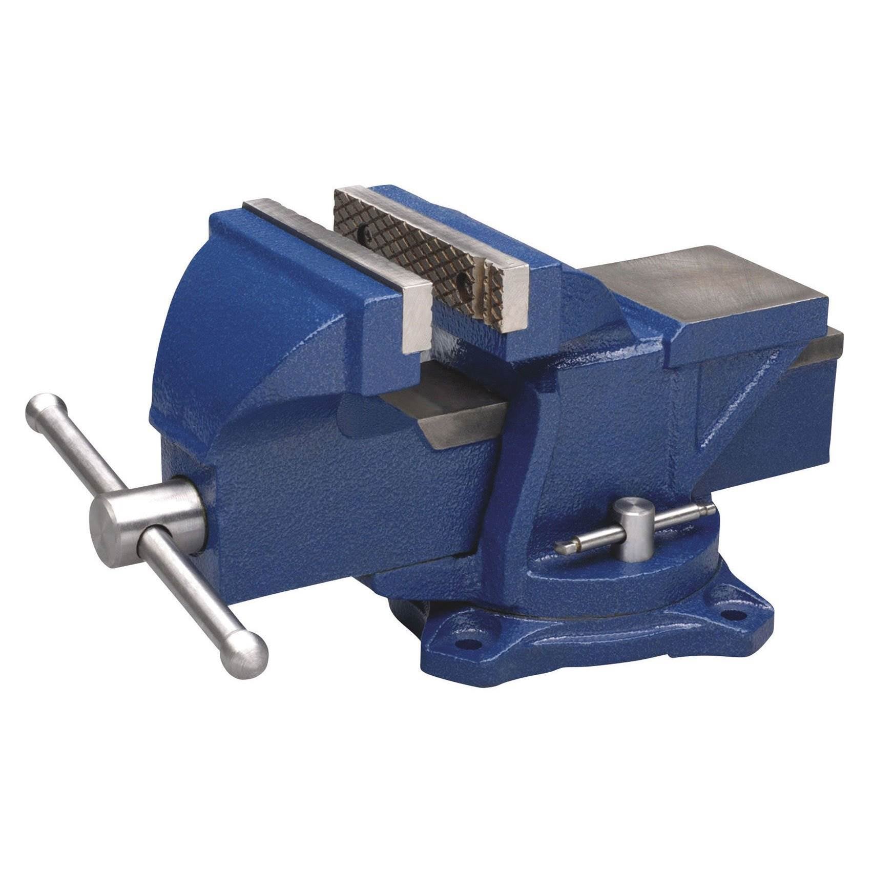 Wilton 4 Inch Anvil Work Bench Vise + 3 Piece Steel Unbreakable Hammer Set - VMInnovations