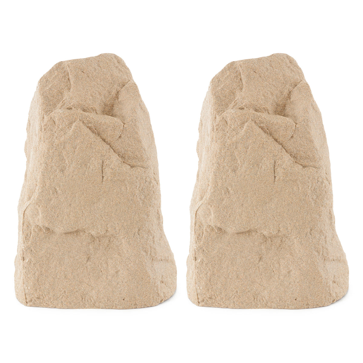 Algreen Receptacle Rock Decorative Outdoor Garden Accent Sandstone (2 Pack)