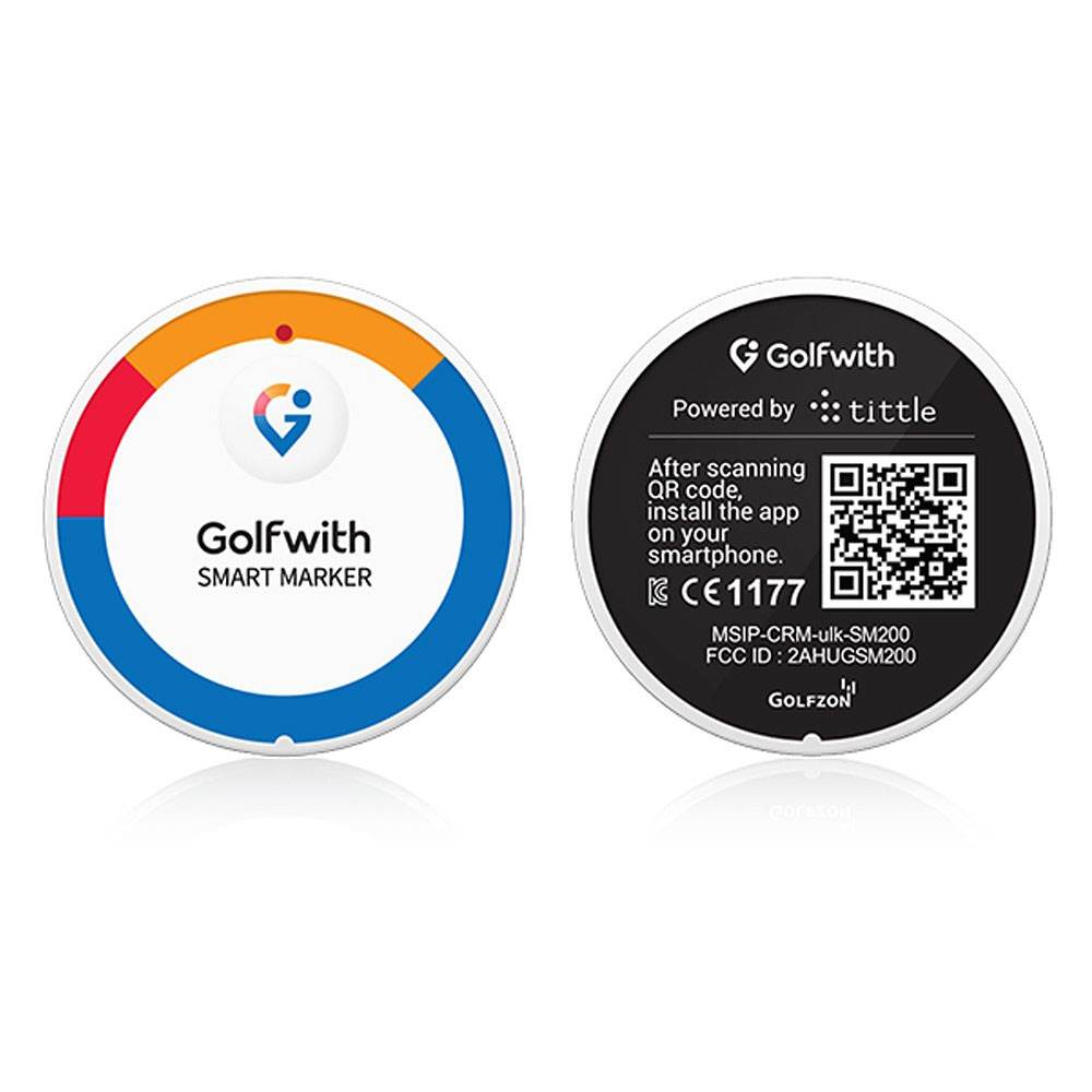 Golf Buddy Talking GPS Range Finder, Gray + Golfwith Connected Tracker