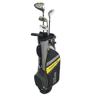 Wilson Profile Complete Junior Right Hand Golf Club Set w/Yellow Bag (2 Pack)