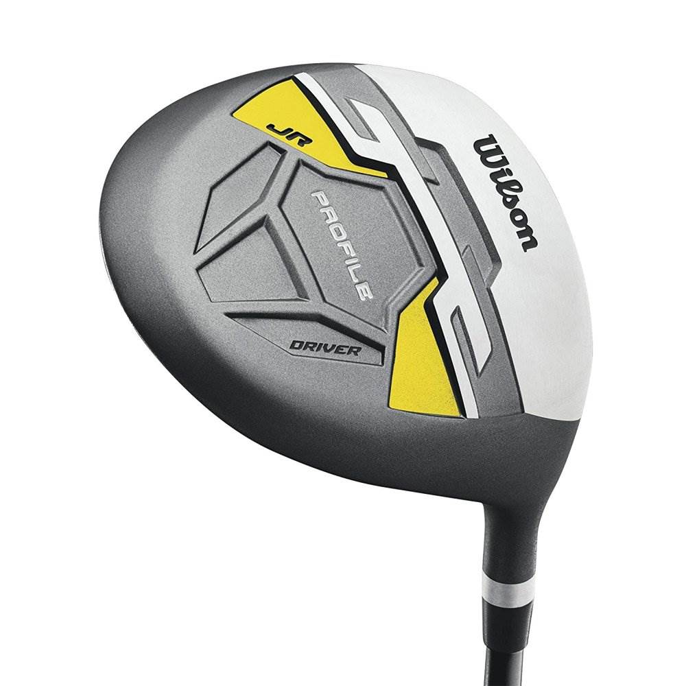Wilson Profile Complete Junior Right Hand Golf Club Set w/Yellow Bag (2 Pack)