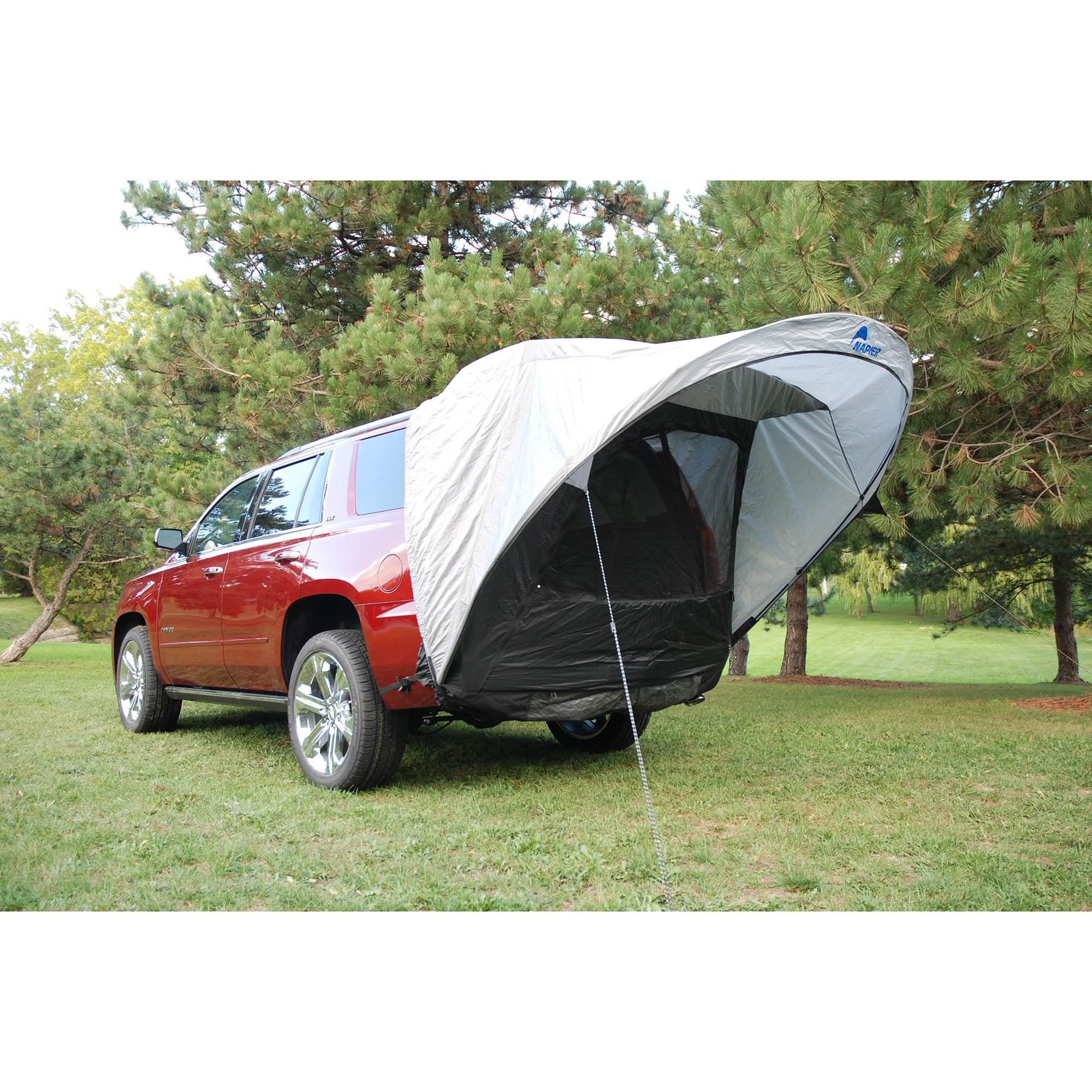 Napier Sportz Cove 61500 SUV Tailgate Tent w/ GrayAirBedz Truck Air Mattress